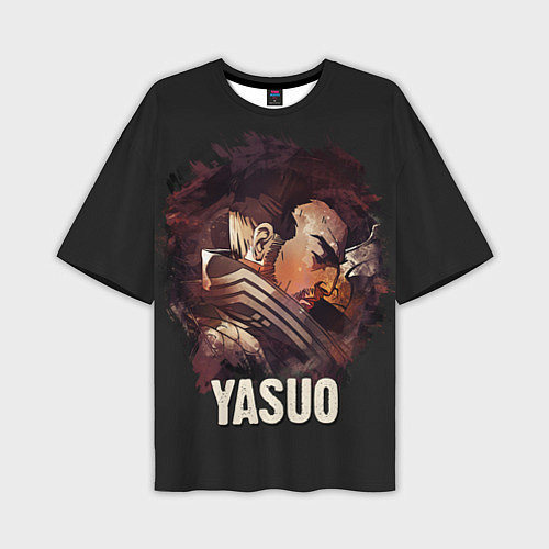 Мужская футболка оверсайз Yasuo / 3D-принт – фото 1