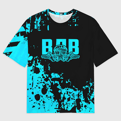 Мужская футболка оверсайз ВДВ / 3D-принт – фото 1