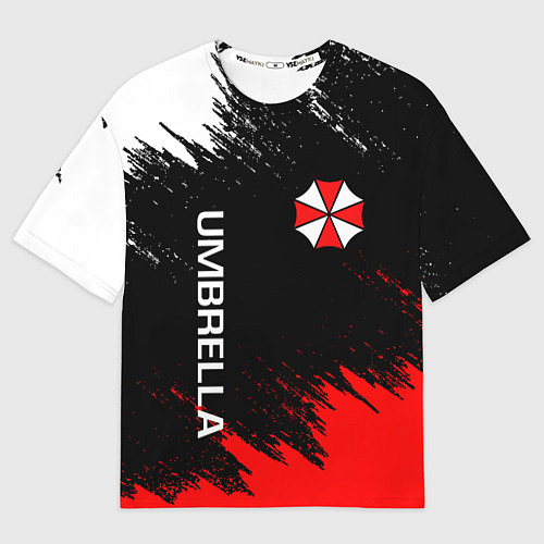 Мужская футболка оверсайз UMBRELLA CORP / 3D-принт – фото 1