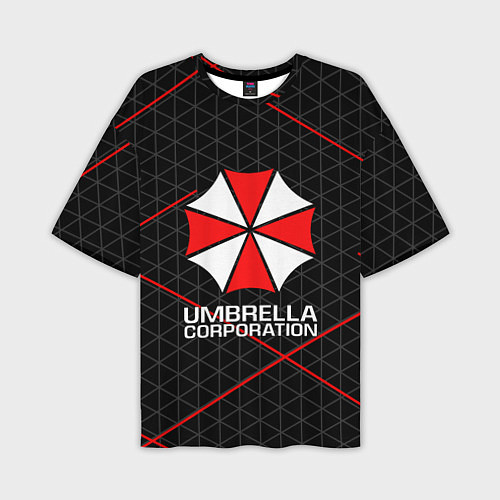 Мужская футболка оверсайз UMBRELLA CORP / 3D-принт – фото 1