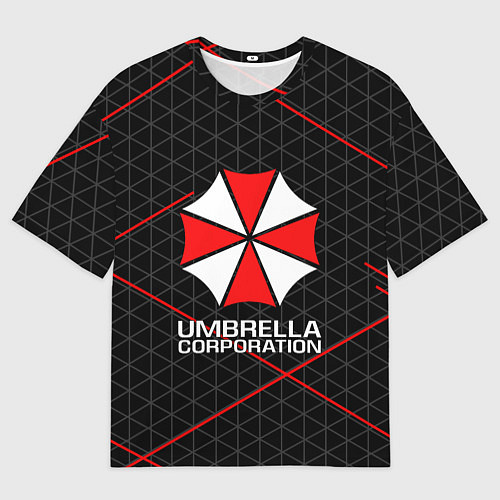 Мужская футболка оверсайз UMBRELLA CORP / 3D-принт – фото 1