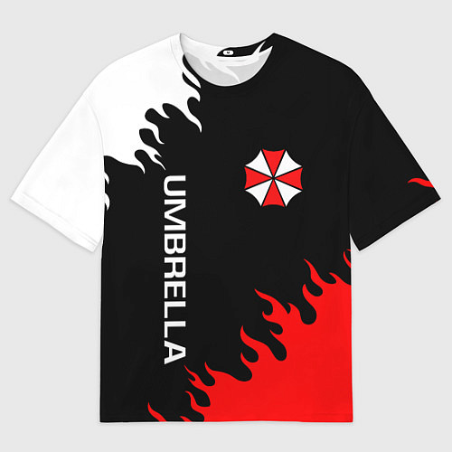 Мужская футболка оверсайз UMBRELLA CORP / 3D-принт – фото 1