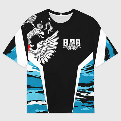 Мужская футболка оверсайз Камуфляж ВДВ / 3D-принт – фото 1