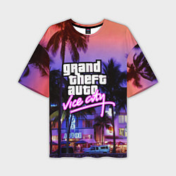 Мужская футболка оверсайз Grand Theft Auto Vice City