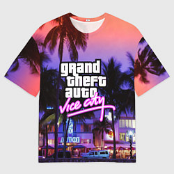 Мужская футболка оверсайз Grand Theft Auto Vice City