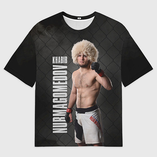 Мужская футболка оверсайз Хабиб Нурмагомедов / 3D-принт – фото 1