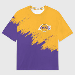 Мужская футболка оверсайз LA LAKERS