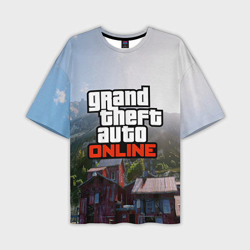 Мужская футболка оверсайз GTA Online / 3D-принт – фото 1