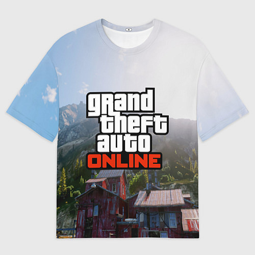 Мужская футболка оверсайз GTA Online / 3D-принт – фото 1