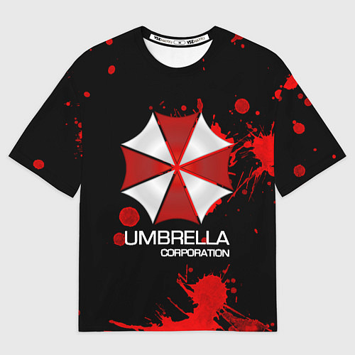 Мужская футболка оверсайз UMBRELLA CORP / 3D-принт – фото 1