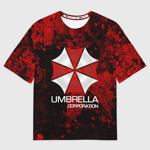 Мужская футболка оверсайз UMBRELLA CORP / 3D-принт – фото 1