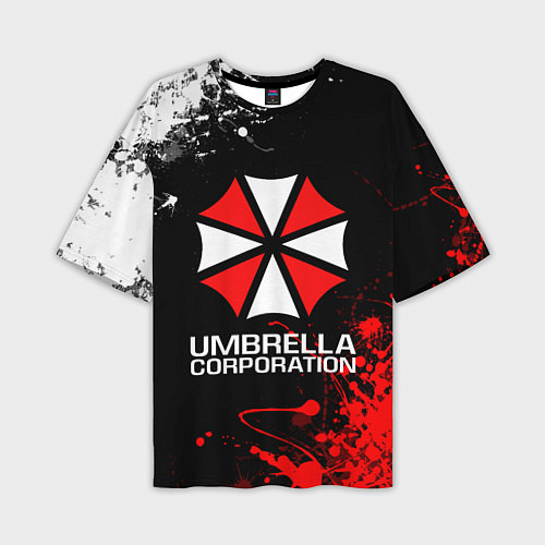 Мужская футболка оверсайз UMBRELLA CORPORATION / 3D-принт – фото 1