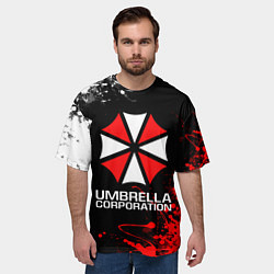 Футболка оверсайз мужская UMBRELLA CORPORATION, цвет: 3D-принт — фото 2