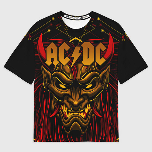 Мужская футболка оверсайз ACDC / 3D-принт – фото 1