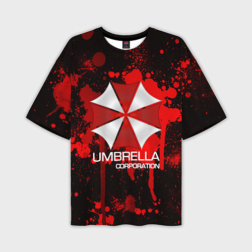 Мужская футболка оверсайз UMBRELLA CORP / 3D-принт – фото 1