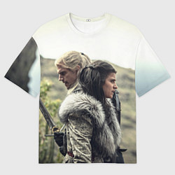 Футболка оверсайз мужская Ведьмак, цвет: 3D-принт