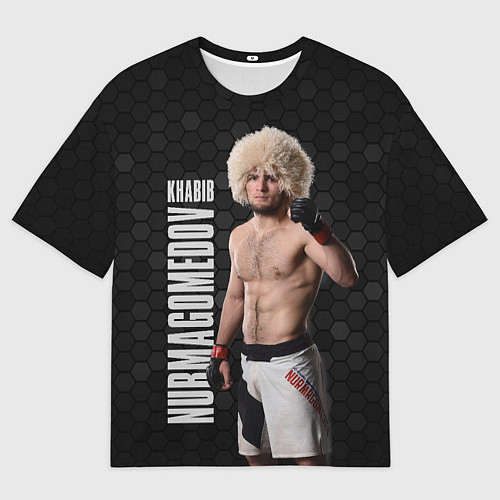 Мужская футболка оверсайз Хабиб Нурмагомедов / 3D-принт – фото 1