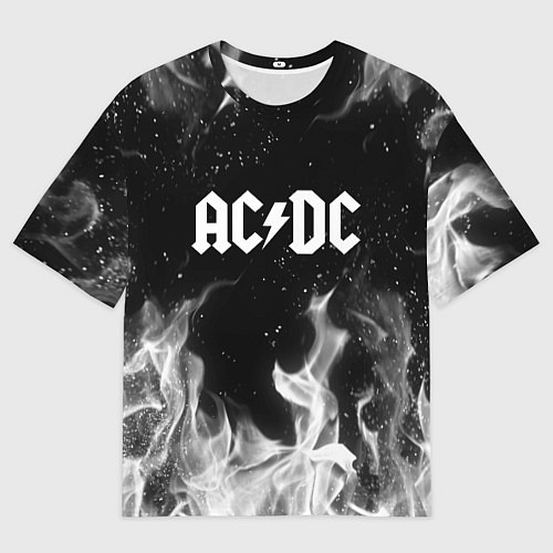 Мужская футболка оверсайз AC DC / 3D-принт – фото 1