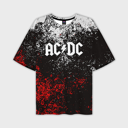 Мужская футболка оверсайз AC DC / 3D-принт – фото 1