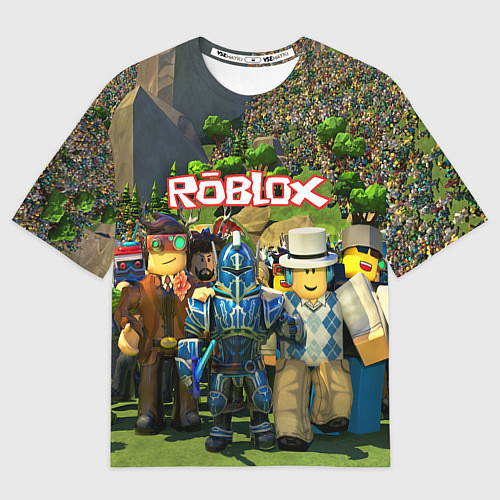 Мужская футболка оверсайз ROBLOX / 3D-принт – фото 1