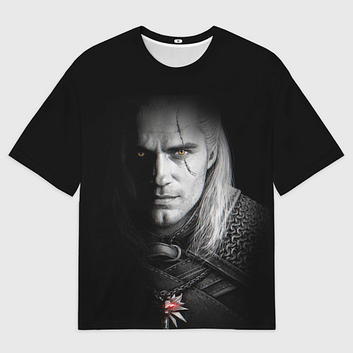 Мужская футболка оверсайз Ведьмак / 3D-принт – фото 1