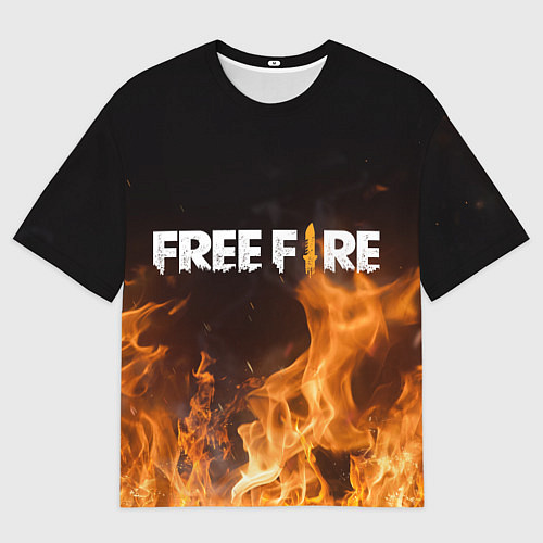 Мужская футболка оверсайз FREE FIRE / 3D-принт – фото 1