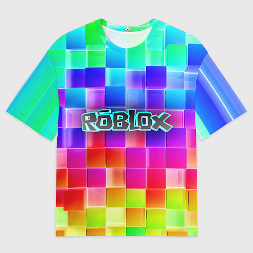 Мужская футболка оверсайз Роблокс / 3D-принт – фото 1