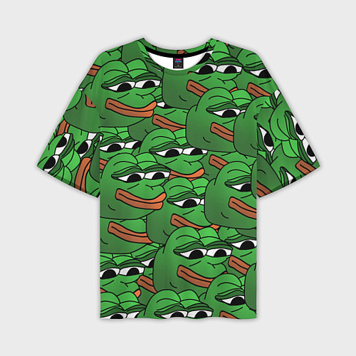 Мужская футболка оверсайз Pepe The Frog / 3D-принт – фото 1