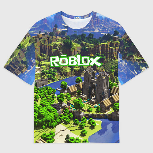 Мужская футболка оверсайз ROBLOX / 3D-принт – фото 1