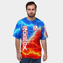 Футболка оверсайз мужская ROBLOX, цвет: 3D-принт — фото 2