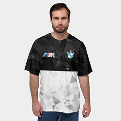 Футболка оверсайз мужская BMW M SPORT, цвет: 3D-принт — фото 2