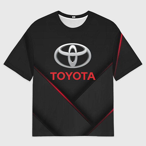Мужская футболка оверсайз TOYOTA / 3D-принт – фото 1
