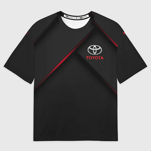 Мужская футболка оверсайз TOYOTA / 3D-принт – фото 1