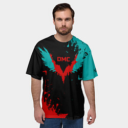 Футболка оверсайз мужская DMC, цвет: 3D-принт — фото 2