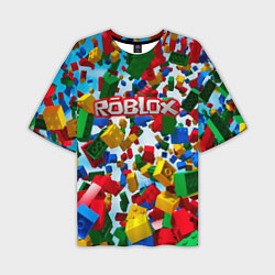 Мужская футболка оверсайз Roblox Cubes