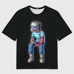 Мужская футболка оверсайз CountryHumans - Россия