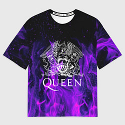 Футболка оверсайз мужская QUEEN, цвет: 3D-принт