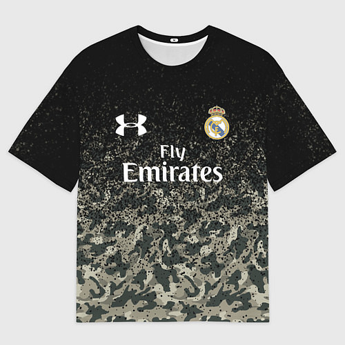 Мужская футболка оверсайз Real Madrid / 3D-принт – фото 1