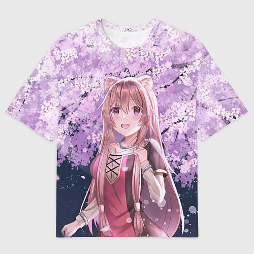 Мужская футболка оверсайз Восхождение героя щита / 3D-принт – фото 1