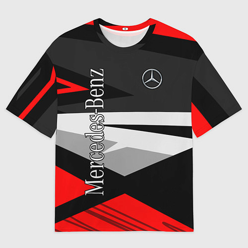 Мужская футболка оверсайз Mercedes-Benz / 3D-принт – фото 1