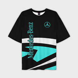 Футболка оверсайз мужская Mercedes-Benz, цвет: 3D-принт