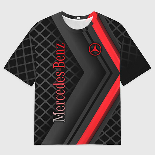 Мужская футболка оверсайз Mercedes-Benz / 3D-принт – фото 1