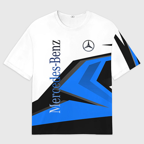Мужская футболка оверсайз Mercedes-Benz / 3D-принт – фото 1