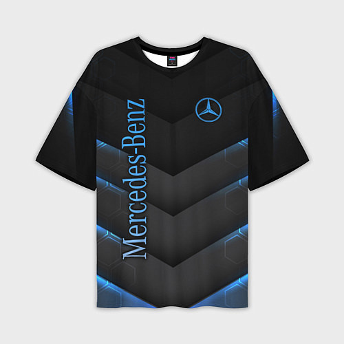Мужская футболка оверсайз Mercedes-Benz / 3D-принт – фото 1