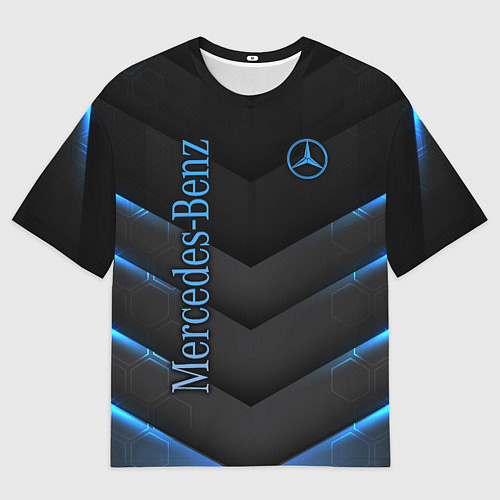 Мужская футболка оверсайз Mercedes-Benz / 3D-принт – фото 1