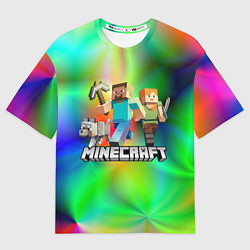 Футболка оверсайз мужская MINECRAFT, цвет: 3D-принт