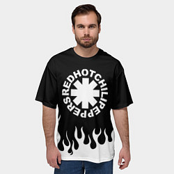 Футболка оверсайз мужская Red Hot Chili Peppers, цвет: 3D-принт — фото 2