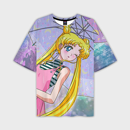 Мужская футболка оверсайз Sailor Moon / 3D-принт – фото 1