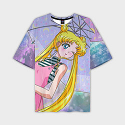 Мужская футболка оверсайз Sailor Moon