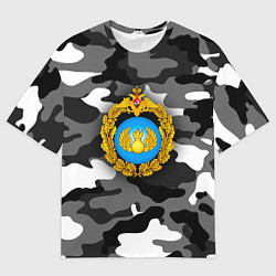Футболка оверсайз мужская ВДВ, цвет: 3D-принт